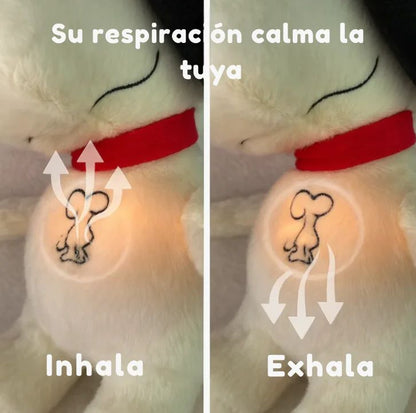 Peluche suave Respira y relaja